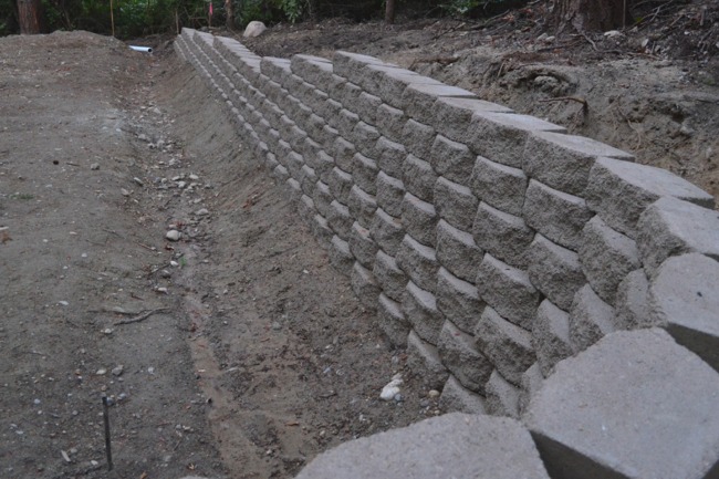 We Build Concrete Block Retaining Walls for Residential and Commercial Projects