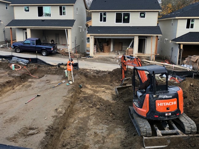 Residential Site Development - Road Building, Sewer, Water and Storm Drainage 