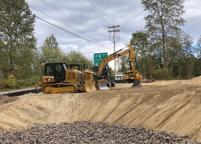 Commercial Site Development - Road Building, Sewer, Water and Storm Drainage