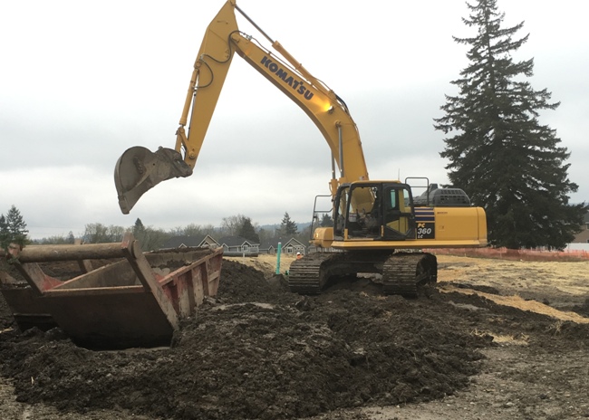 Commercial Site Development - Road Building, Sewer, Water and Storm Drainage